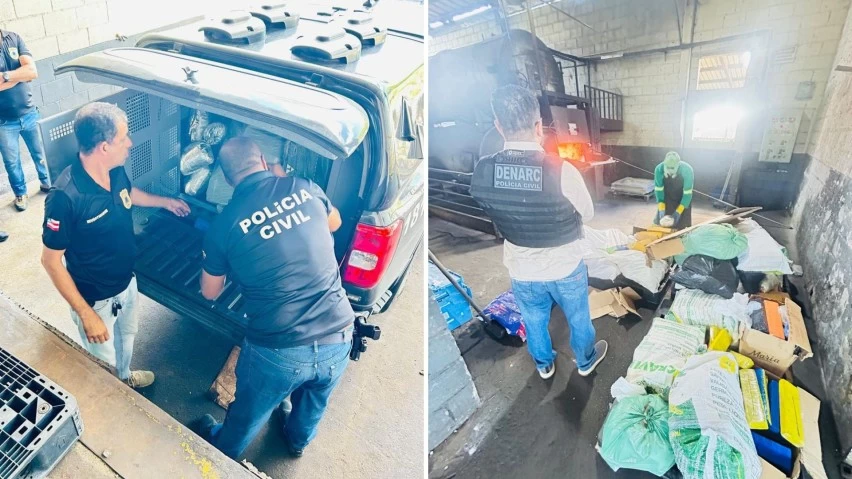 fim-da-linha:-policia-incinera-mais-de-400-kg-de-drogas-em-itabuna