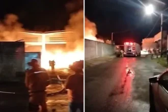 fogo-na-rms:-incendio-de-grande-proporcao-atinge-galpao-em-camacari